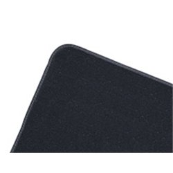 Tapis de sol en velours standard arrière, noir,2ème rangée de sièges