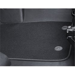 Tapis de sol en velours standard noir, avant