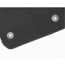 Tapis de sol en velours standard avant, noir