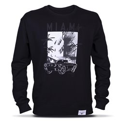 Sweat-shirt Ford Mustang Miami Éclat, noir