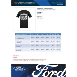 T-shirt Ford Mustang Born to Ride 3.0