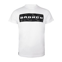 T-shirt Ford Bronco « Contemporain » blanc