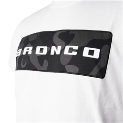 T-shirt Ford Bronco « Contemporain » blanc