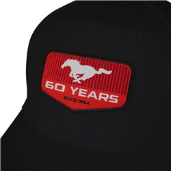 Casquette de baseball noire Ford Mustang 60 Years