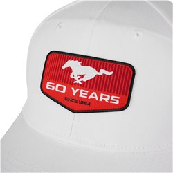 Ford Mustang 60. Years baseball cap white