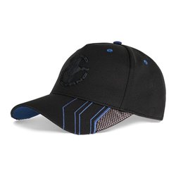 Casquette de baseball Ford Mustang, noir/cobalt