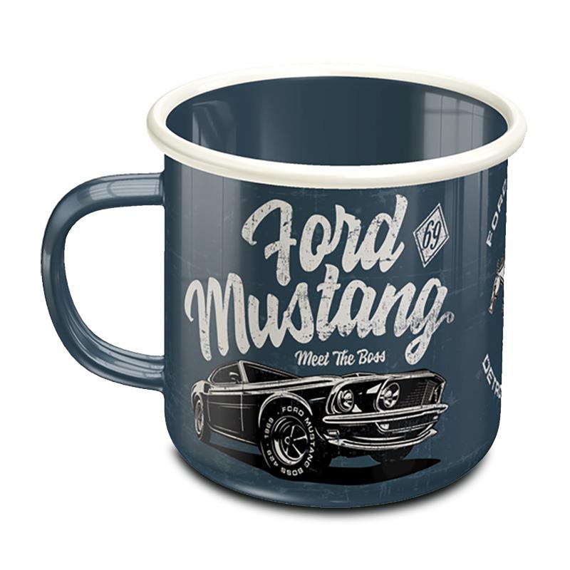 Tasse émaillée Ford Mustang Le Patron