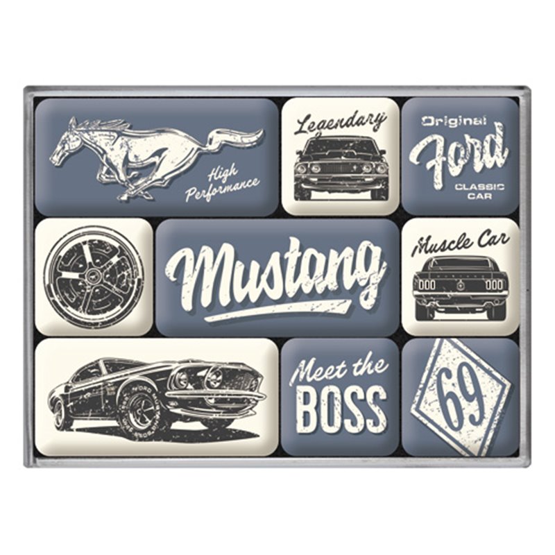 Jeu d’aimants Ford Mustang « Le Chef »