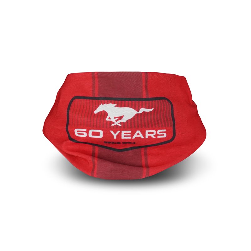 Foulard tube rouge Ford Mustang 60 Years