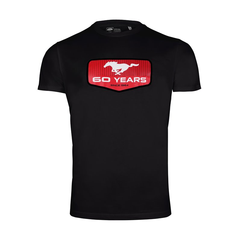 T-shirt noir Ford Mustang 60 Years