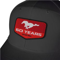 Casquette de baseball grise Ford Mustang 60 Years