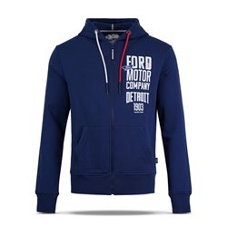 Veste sweat Ford Héritage, bleu marine