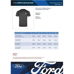 T-shirt Ford Mustang Liberté gris