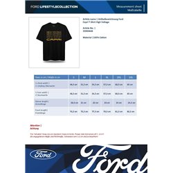 Ford Capri T-Shirt Haute Tension