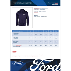 Veste softshell Ford Aventure