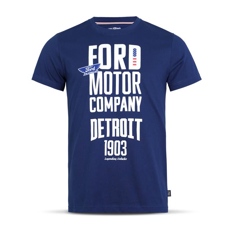 T-shirt Ford Héritage, bleu marine